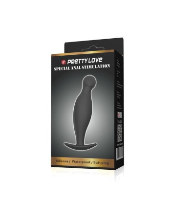PRETTY LOVE - PLUG ANAL SILICONA 11.7 CM NEGRO