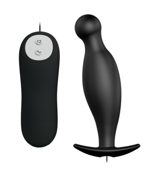 PRETTY LOVE - PLUG ANAL SILICONA 12 MODOS VIBRACIÓN NEGRO PRETTY LOVE - PLUG ANAL SILICONA 12 MODOS VIBRACIÓN NEGRO