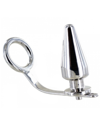 METAL HARD - ANILLO ACERO CON PLUG ANAL 45 X 45MM