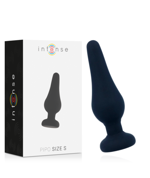 INTENSE - ANAL PLUG PIPO S SILICONE NEGRO 9.8 CM INTENSE - ANAL PLUG PIPO S SILICONE NEGRO 9.8 CM