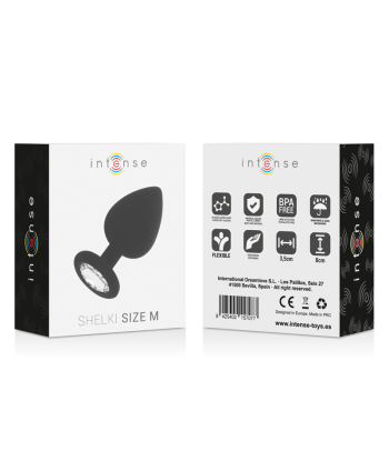 INTENSE - SHELKI M PLUG ANAL NEGRO