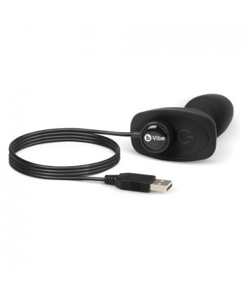 B-VIBE - RIMMING CONTROL REMOTO ANAL PLUG PETITE NEGRO