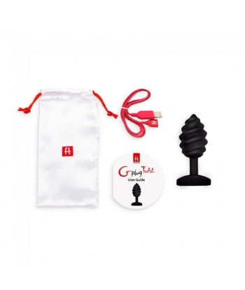 G-VIBE - GPLUG TWIST CON VIBRACIÓN NEGRO
