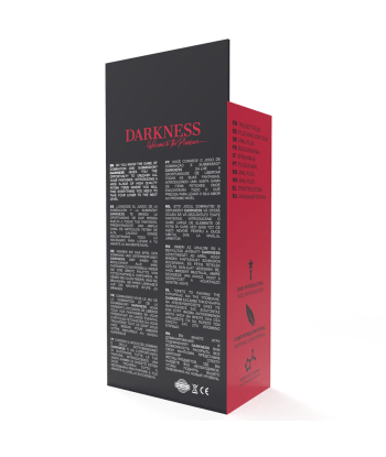 DARKNESS - PLUG ANAL 28 CM SILICONA NEGRO
