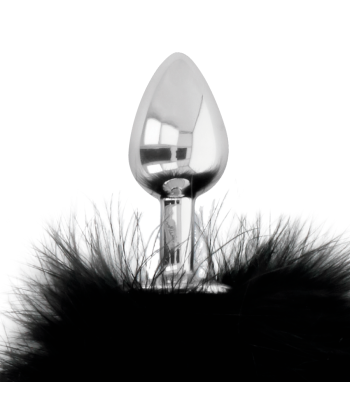 DARKNESS - EXTRA BUTTPLUG ANAL CON COLA NEGRO 7 CM
