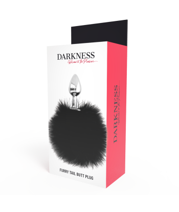 DARKNESS - EXTRA BUTTPLUG ANAL CON COLA NEGRO 7 CM