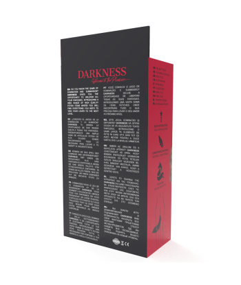 DARKNESS - COLA NATURAL CON PLUG ANAL SILICONA 10 CM