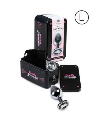 SECRETPLAY - PLUG ANAL TRANSPARENTE L