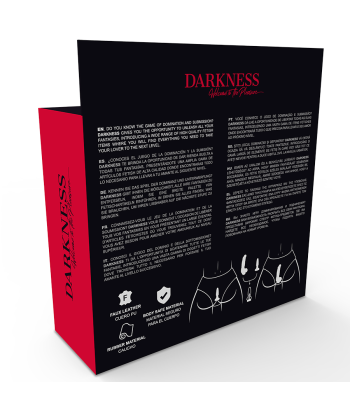 DARKNESS - PANTIES CON PLUG Y DILDO INTERCAMBIABLE