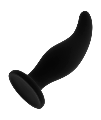 OHMAMA - PLUG ANAL SILICONA CURVADO PUNTO P 12 CM