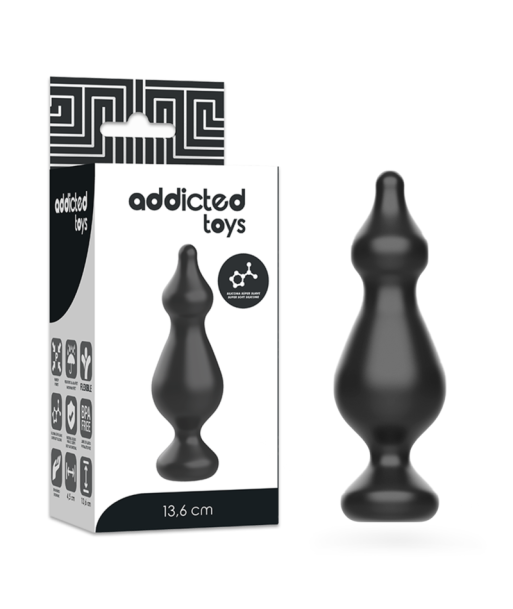 ADDICTED TOYS - ANAL SEXUAL PLUG 13.6 CM NEGRO ADDICTED TOYS - ANAL SEXUAL PLUG 13.6 CM NEGRO