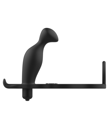ADDICTED TOYS - PLUG ANAL CON ANILLO SILICONA NEGRO 12 CM