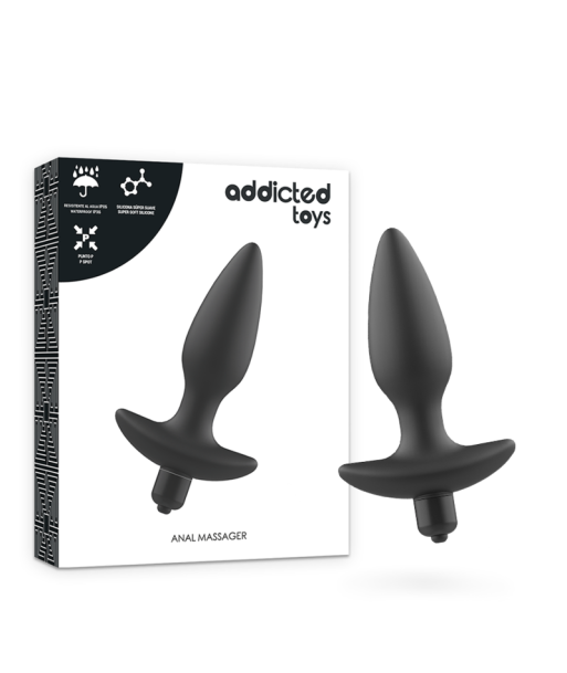 ADDICTED TOYS - MASAJEADOR PLUG ANAL CON VIBRACIÓN NEGRO ADDICTED TOYS - MASAJEADOR PLUG ANAL CON VIBRACIÓN NEGRO