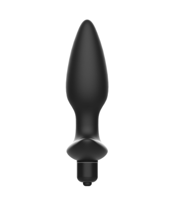 ADDICTED TOYS - MASAJEADOR PLUG ANAL CON VIBRACIÓN NEGRO