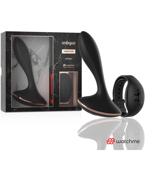 ANBIGUO - WATCHME CONTROL REMOTO VIBRADOR PLUG ANAL VERNET