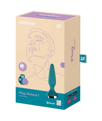 SATISFYER - PLUG ILICIOUS 1 PLUG VIBRADOR VERDE