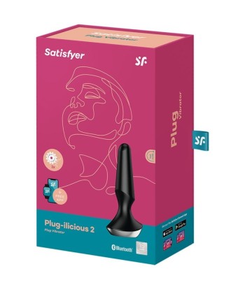 SATISFYER - PLUG ILICIOUS 2 PLUG VIBRADOR NEGRO