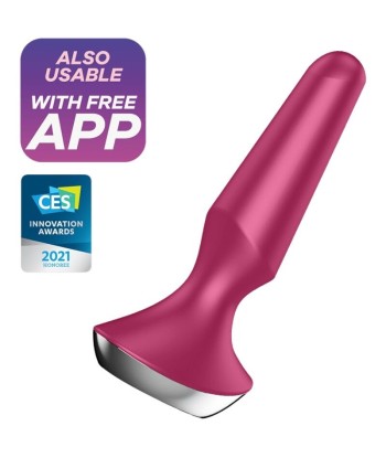 SATISFYER - PLUG ILICIOUS 2 PLUG VIBRADOR BERRY