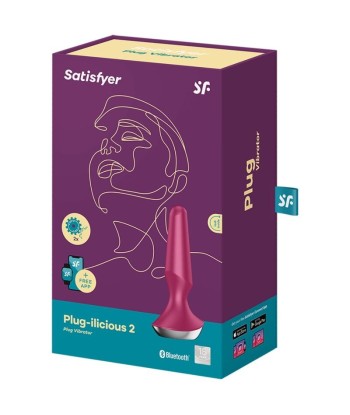 SATISFYER - PLUG ILICIOUS 2 PLUG VIBRADOR BERRY