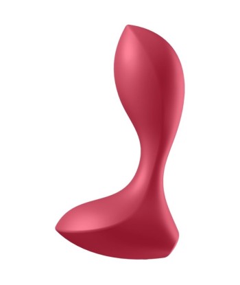 SATISFYER - BACKDOOR LOVER PLUG ANAL VIBRADOR ROJO