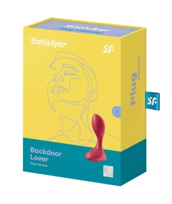 SATISFYER - BACKDOOR LOVER PLUG ANAL VIBRADOR ROJO
