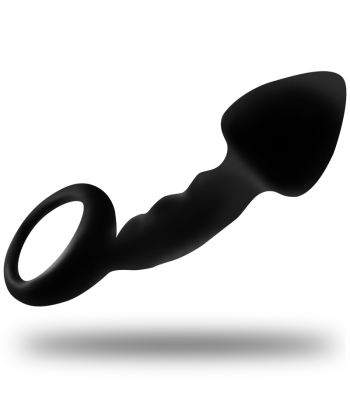 OHMAMA - PLUG ANAL ACANALADO CON ANILLA