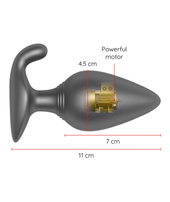 ONINDER - RIO PLUG ANAL VIBRADOR NEGRO - APP GRATUITA