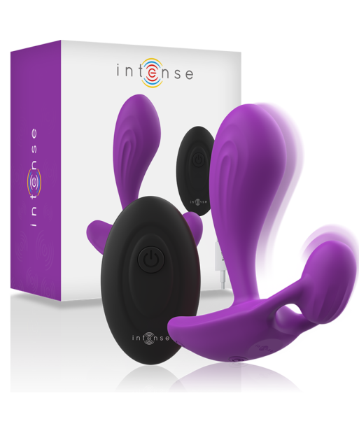 INTENSE - SHELLY DUO ANAL-PERINEO , VAGINAL-CLITORIS REMOTO MORADO INTENSE - SHELLY DUO ANAL-PERINEO , VAGINAL-CLITORIS REMOTO MORADO