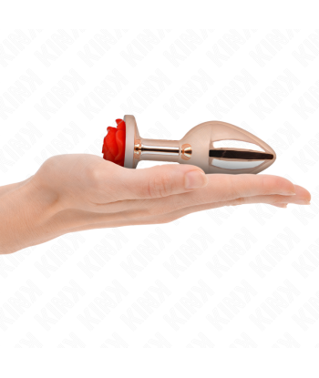 KINK - PLUG ANAL ORO ROSADO ROSA ROJA L