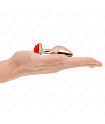 KINK - PLUG ANAL ORO ROSADO ROSA ROJA S