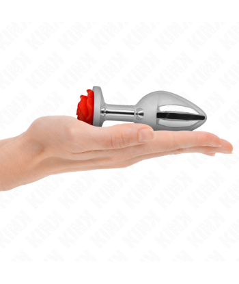KINK - PLUG ANAL ROSA ROJA TALLA L