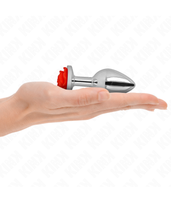 KINK - PLUG ANAL ROSA ROJA TALLA M