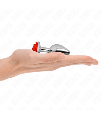 KINK - PLUG ANAL ROSA ROJA TALLA S