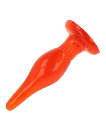 BAILE - PLUG ANAL TACTO SUAVE ROJO 14.2 CM