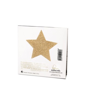 BIJOUX - INDISCRETS PEZONERAS FLASH ESTRELLA DORADA