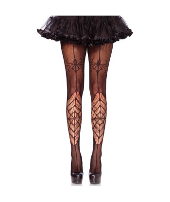 LEG AVENUE - MEDIAS SPIDER NEGRO