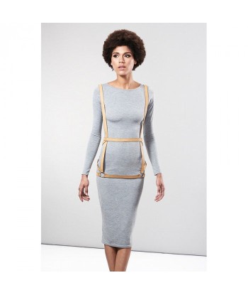 BIJOUX - INDISCRETS MAZE ARNÉS FORMA DE VESTIDO MARRON