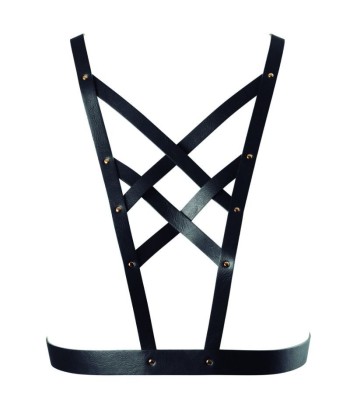 BIJOUX - INDISCRETS MAZE ARNES CRUZADO CON ESCOTE NEGRO