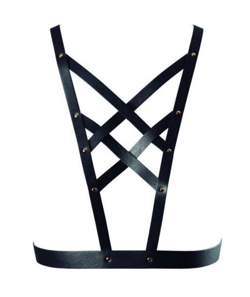 BIJOUX - INDISCRETS MAZE ARNES CRUZADO CON ESCOTE NEGRO
