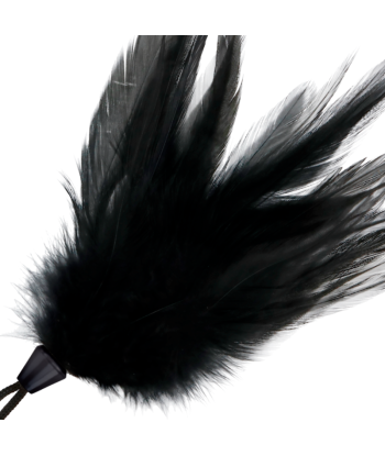 DARKNESS - PLUMA ESTIMULADORA NEGRO 17 CM