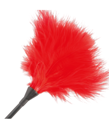 DARKNESS - PLUMA ESTIMULADORA ROJO 42CM
