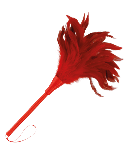 DARKNESS - PLUMA ESTIMULADORA ROJO 24CM DARKNESS - PLUMA ESTIMULADORA ROJO 24CM