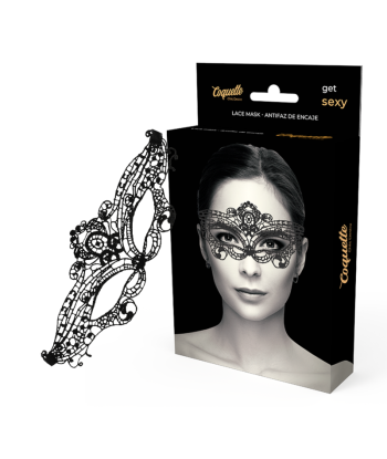 COQUETTE CHIC DESIRE - ANTIFAZ ENCAJE NEGRO FINO