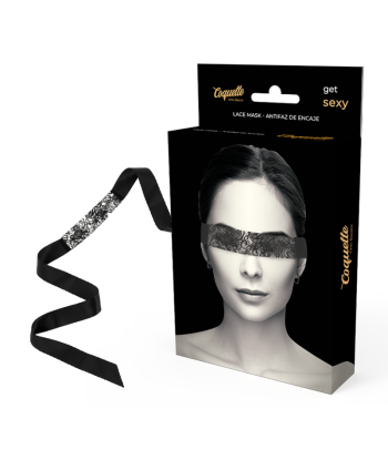 COQUETTE CHIC DESIRE - ANTIFAZ ENCAJE NEGRO CINTA