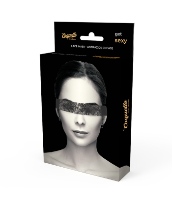 COQUETTE CHIC DESIRE - ANTIFAZ ENCAJE NEGRO CINTA