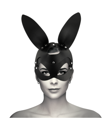 COQUETTE CHIC DESIRE - MASCARA CUERO VEGANO CON OREJAS DE CONEJO