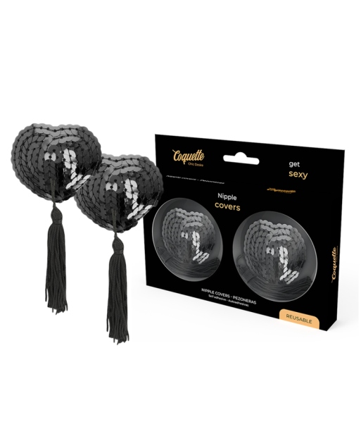 COQUETTE CHIC DESIRE - CUBRE PEZONES NEGRO LENTEJUELAS COQUETTE CHIC DESIRE - CUBRE PEZONES NEGRO LENTEJUELAS