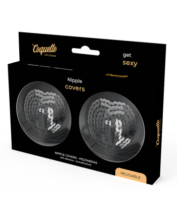 COQUETTE CHIC DESIRE - CUBRE PEZONES NEGRO LENTEJUELAS