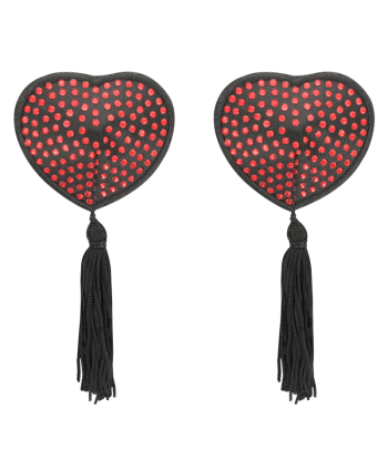 COQUETTE CHIC DESIRE - CUBRE PEZONES ROJO - NEGRO