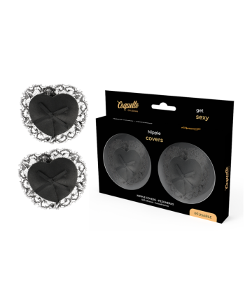COQUETTE CHIC DESIRE - CUBRE PEZONES LACE NEGRO